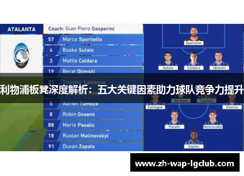 利物浦板凳深度解析：五大关键因素助力球队竞争力提升