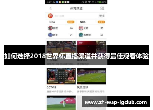 如何选择2018世界杯直播渠道并获得最佳观看体验 如何选择2018世界杯直播渠道并获得最佳观看体验