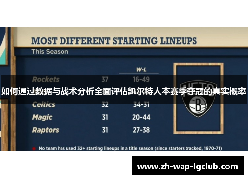 如何通过数据与战术分析全面评估凯尔特人本赛季夺冠的真实概率