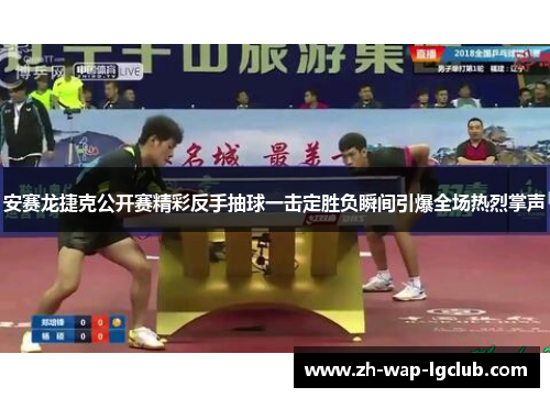 安赛龙捷克公开赛精彩反手抽球一击定胜负瞬间引爆全场热烈掌声